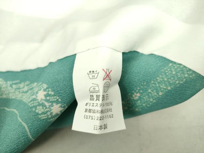 平和屋着物▽小紋 単衣 舞花文 洗える着物 DAAS0242az