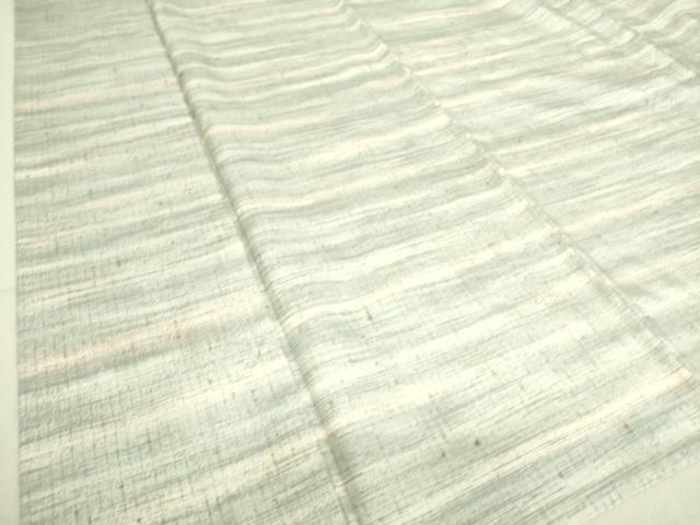平和屋着物▽上質な紬 単衣 横段霞文 正絹 逸品 DAAS0259az