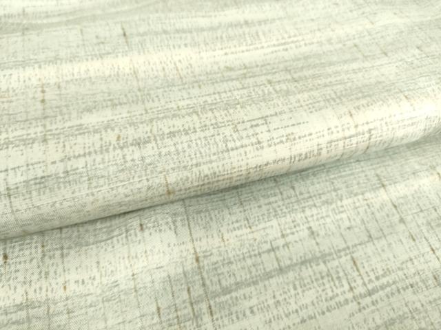 平和屋着物▽上質な紬 単衣 横段霞文 正絹 逸品 DAAS0259az