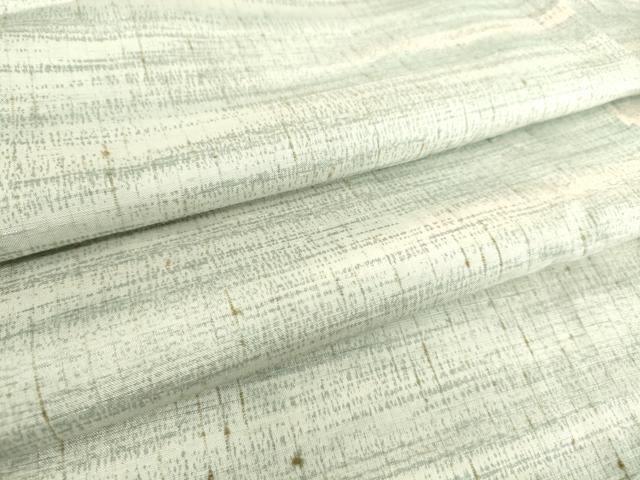 平和屋着物▽上質な紬 単衣 横段霞文 正絹 逸品 DAAS0259az