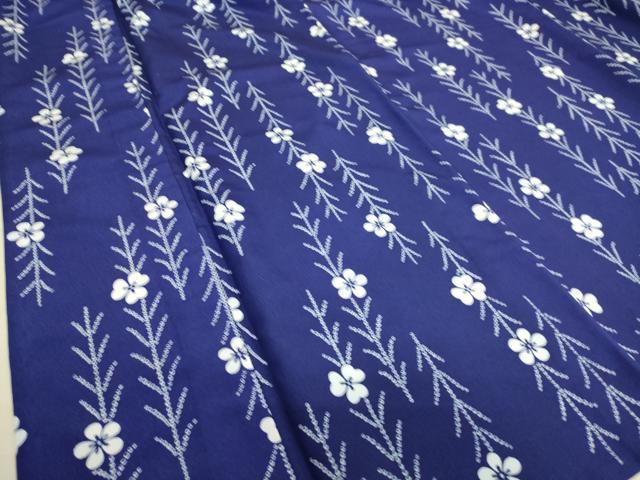 平和屋着物▽小紋 単衣 花間道 洗える着物 DAAS0265az