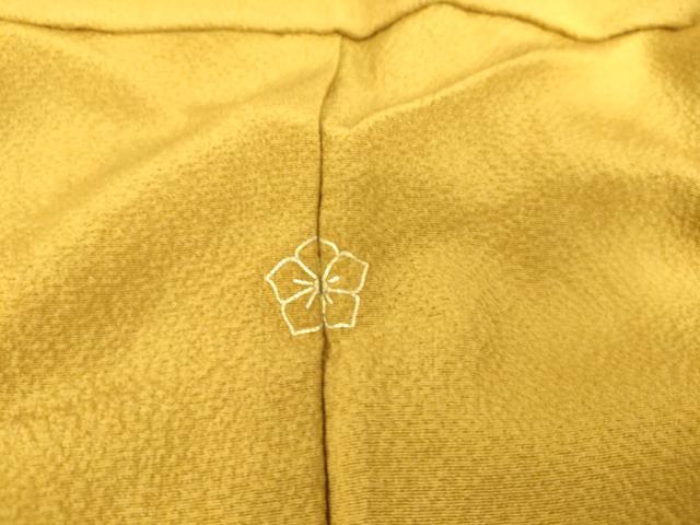 平和屋着物▽訪問着 単衣 総刺繍 花丸文 暈し染め 金糸 正絹 逸品 DAAS0267az