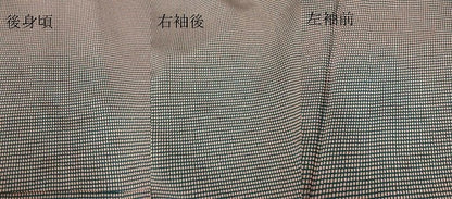 平和屋着物▽江戸小紋　単衣　角通し　正絹　逸品　DAAS0309az