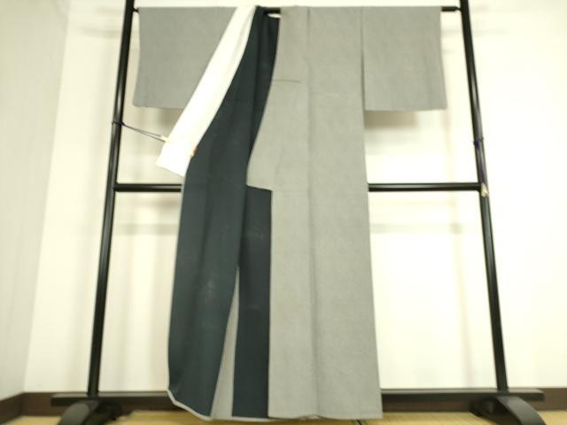 平和屋着物▽江戸小紋 単衣 角通し 正絹 逸品 DAAS0310az