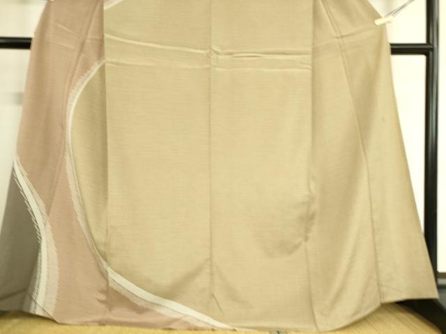 平和屋着物▽本塩沢 やまだ織 訪問着 染色作家 桐村博 単衣 鹿の子文 正絹 逸品 DAAS0311az
