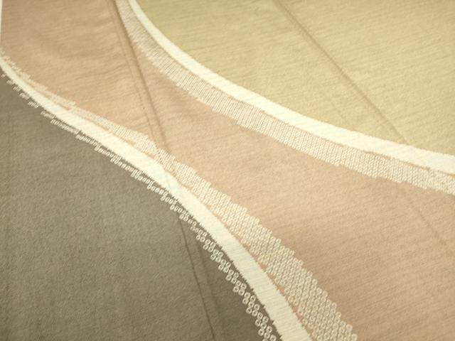 平和屋着物▽本塩沢 やまだ織 訪問着 染色作家 桐村博 単衣 鹿の子文 正絹 逸品 DAAS0311az