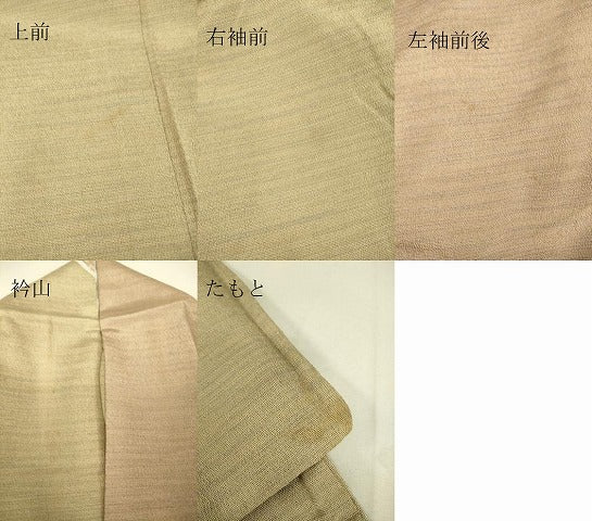 平和屋着物▽本塩沢 やまだ織 訪問着 染色作家 桐村博 単衣 鹿の子文 正絹 逸品 DAAS0311az