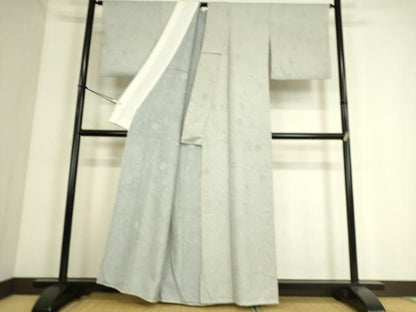 平和屋着物▽上質な小紋 単衣 辻が花地紋 暈し染め 正絹 逸品 DAAS0320az