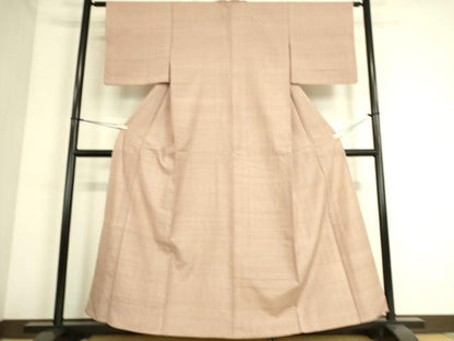 平和屋着物▽生紬 単衣 虹色 正絹 逸品 DAAS0321az