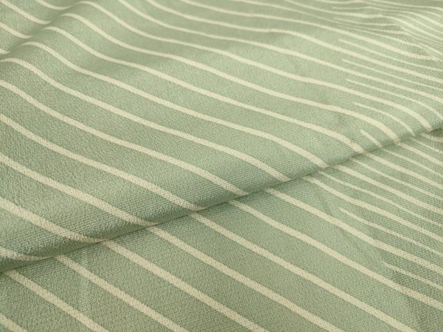 平和屋着物▽上質なお召 単衣 斜縞 正絹 逸品 DAAS0337az