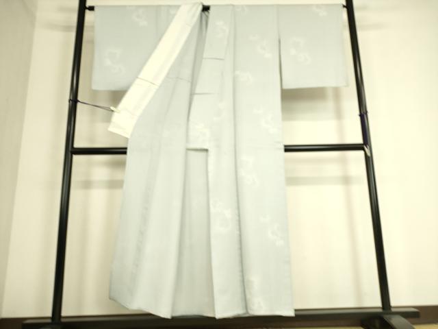 平和屋着物▽上質な小紋 単衣 舞花文 暈し染め 金彩 正絹 逸品 DAAS0339az