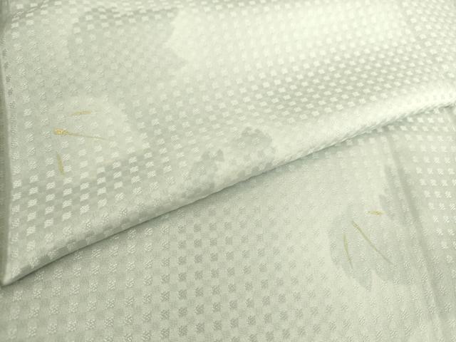 平和屋着物▽上質な小紋 単衣 舞花文 暈し染め 金彩 正絹 逸品 DAAS0339az