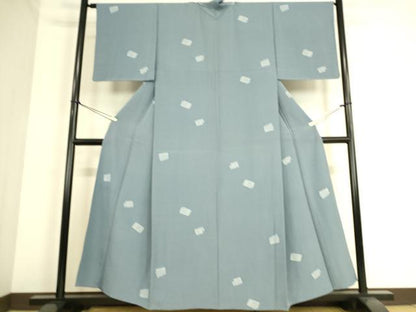 平和屋着物▽上質な小紋　単衣　源氏香　正絹　逸品　未使用　DAAS0341az
