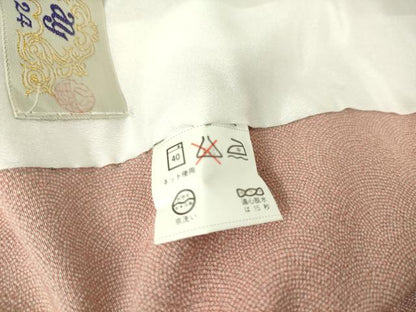 平和屋着物▽江戸小紋　単衣　寄せ小紋柄　洗える着物　DAAS0355az