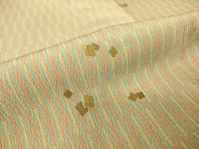 平和屋着物▽小紋 単衣 箔散らし 金彩 洗える着物 未使用 DAAS0357az