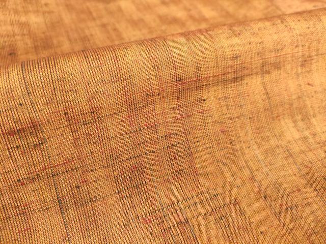 平和屋着物▽上質な紬 単衣 霞文 正絹 逸品 DAAS0439az