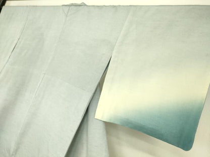 平和屋着物▽訪問着 単衣 作家物 紬地 霞文 正絹 逸品 DAAS0444az