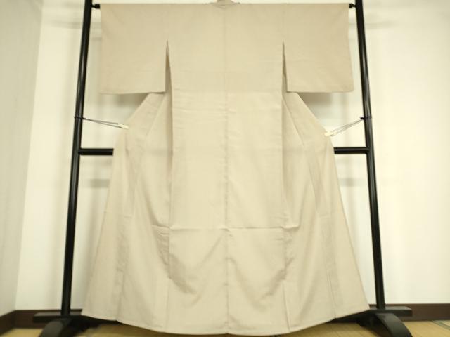 平和屋着物▽本塩沢 単衣 縞 三越扱い 正絹 逸品 DAAS0451az