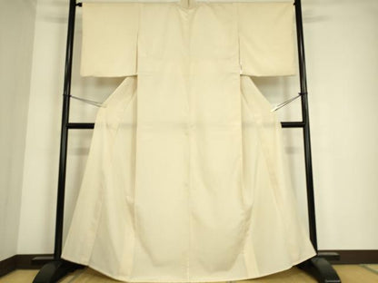平和屋着物▽本塩沢　単衣　縞　正絹　逸品　DAAS0454az