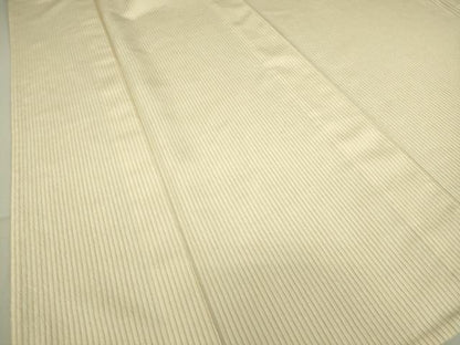 平和屋着物▽本塩沢　単衣　縞　正絹　逸品　DAAS0454az