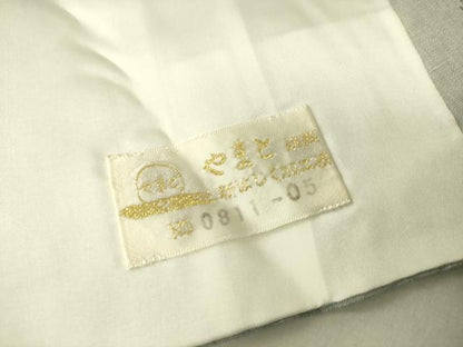 平和屋着物▽結城紬 奥順 はたおり娘 単衣 花間道 80亀甲 やまと金ラベル 正絹 逸品 DAAS0456az