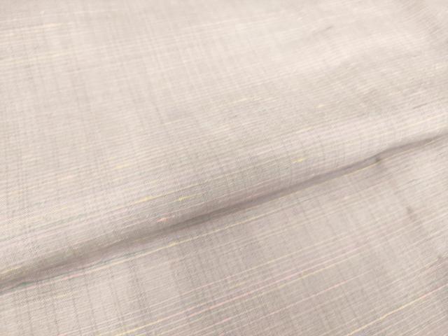 平和屋着物▽紅花紬 米沢 単衣 霞文 やまと誂製 正絹 逸品 DAAS0459az