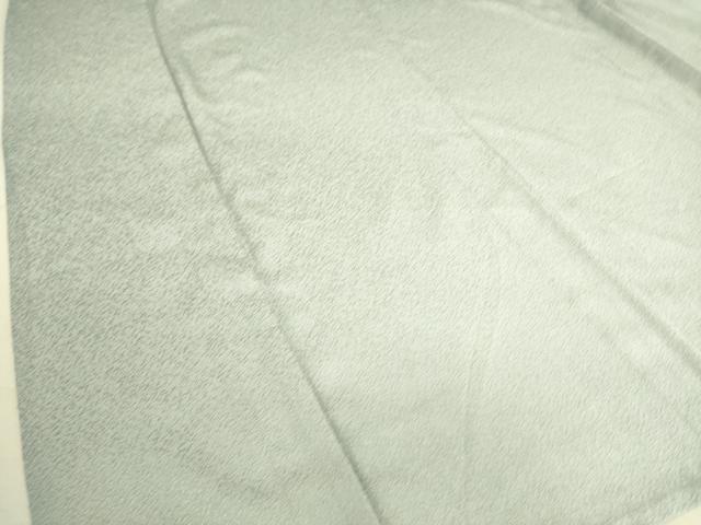 平和屋着物▽京加賀友禅　百貫達雄監修　色無地　単衣　霞地紋　淡藤色　正絹　逸品　DAAS0468az