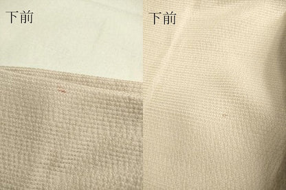 平和屋着物▽上質な色無地　単衣　作家物　草木染　桜色　正絹　逸品　DAAS0481az
