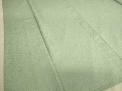 平和屋着物▽本加賀友禅作家　由水煌人監修　色無地　単衣　花唐草地紋　錆青磁色　正絹　逸品　DAAS0484az