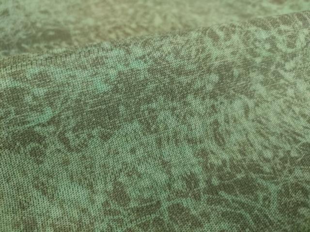 平和屋着物▽本場縞大島紬 単衣 横段文 反端付き 正絹 逸品 DAAS0488az