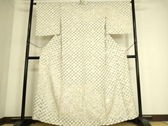 平和屋着物▽訪問着 単衣 辻が花 金彩 正絹 逸品 DAAS0491az