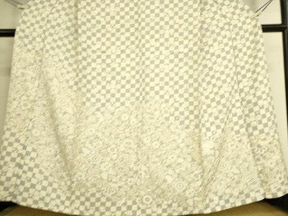 平和屋着物▽訪問着 単衣 辻が花 金彩 正絹 逸品 DAAS0491az