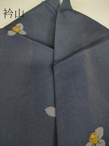 平和屋着物▽上質な小紋 単衣 舞花文 金彩 正絹 逸品 DAAS0493az