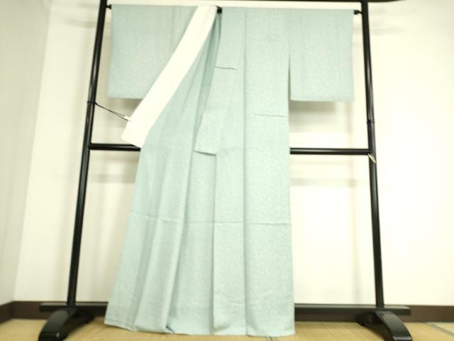 平和屋着物▽上質な小紋 単衣 小花 正絹 逸品 DAAS0523az