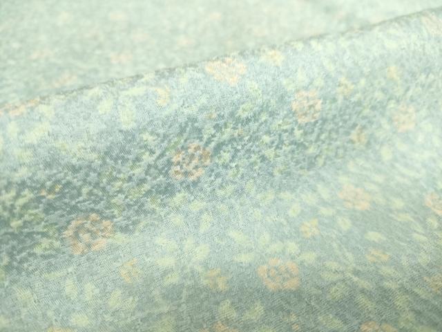平和屋着物▽上質な小紋 単衣 小花 正絹 逸品 DAAS0523az