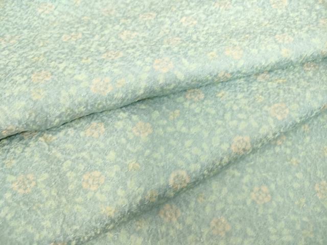 平和屋着物▽上質な小紋 単衣 小花 正絹 逸品 DAAS0523az