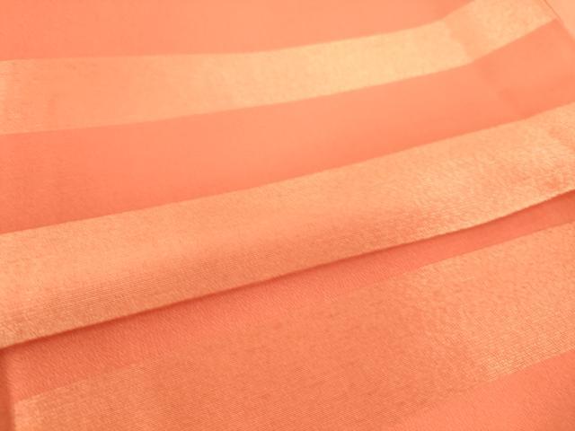 平和屋着物▽上質な小紋 単衣 横段文 金通し地 正絹 逸品 DAAS0549az