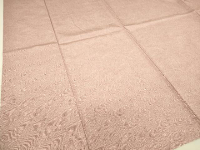 平和屋着物▽江戸小紋　単衣　鮫小紋柄　反端付き　正絹　逸品　未使用　DAAS0551az