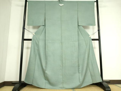 平和屋着物▽上質な小紋 単衣 霞文 正絹 逸品 未使用 DAAS0576az