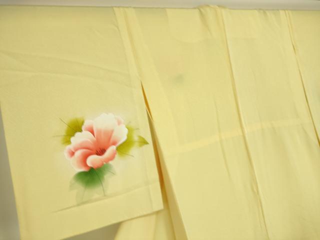 平和屋着物▽訪問着 単衣 草花文 手描き 暈し染め 正絹 逸品 DAAS0582az