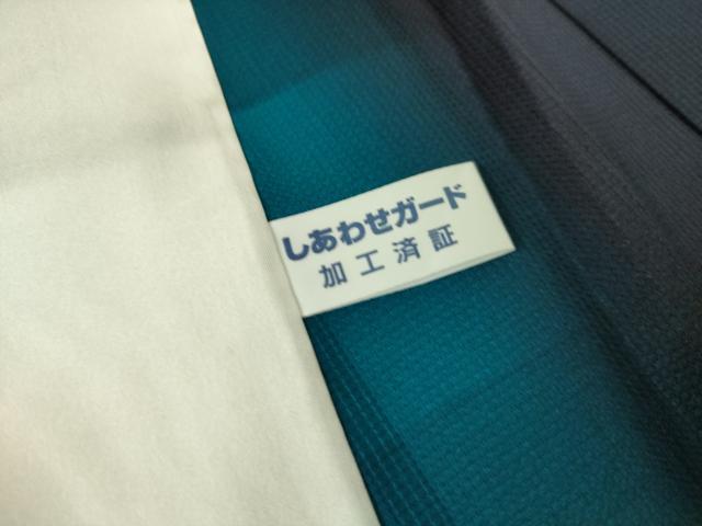 平和屋着物▽上質な小紋 単衣 変わり格子 正絹 逸品 未使用 DAAS0583az