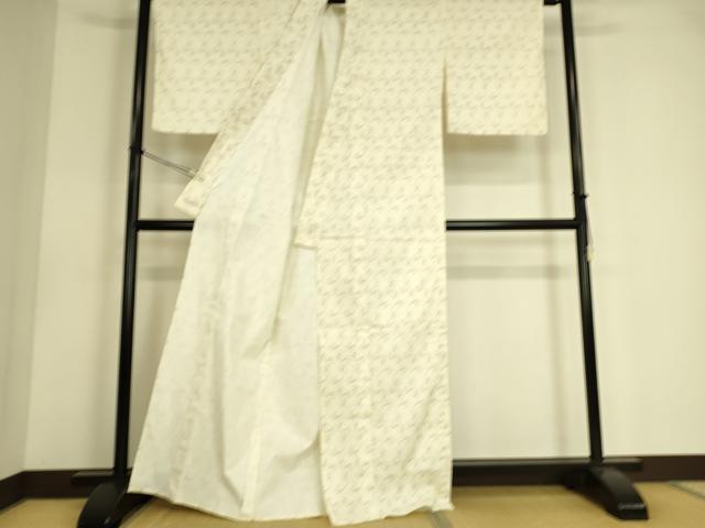 平和屋着物＊夏物 小紋・浴衣兼用 花繋ぎ 綿 DAAS0595az