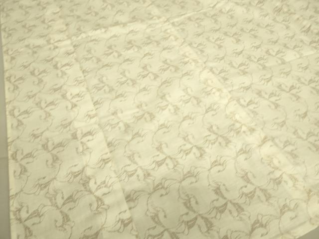 平和屋着物＊夏物 小紋・浴衣兼用 花繋ぎ 綿 DAAS0595az