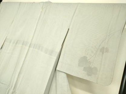 平和屋着物▽訪問着 無双 紗袷 紗×紗 蔦の葉文 正絹 逸品 DAAS0597az