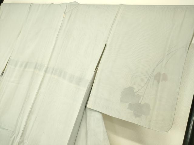 平和屋着物▽訪問着 無双 紗袷 紗×紗 蔦の葉文 正絹 逸品 DAAS0597az