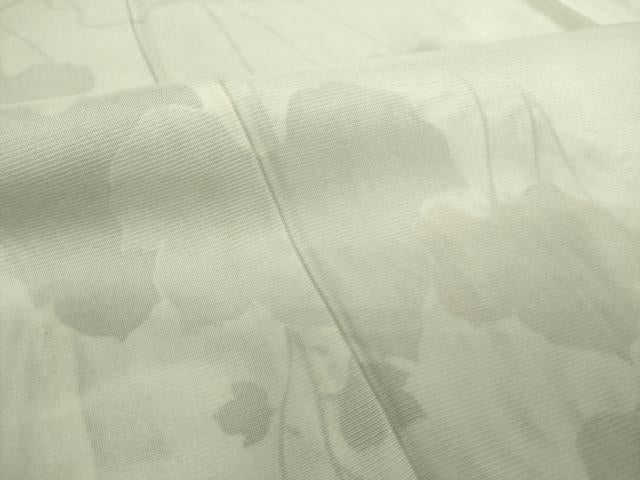 平和屋着物▽訪問着 無双 紗袷 紗×紗 蔦の葉文 正絹 逸品 DAAS0597az