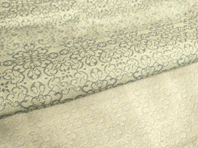 平和屋着物▽長羽織 スリーシーズン 春夏秋 塵除け 花唐草文 正絹 逸品 DAAS0601az