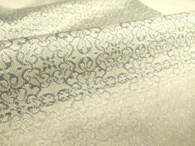 平和屋着物▽長羽織 スリーシーズン 春夏秋 塵除け 花唐草文 正絹 逸品 DAAS0601az