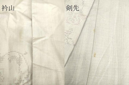 平和屋着物▽結城紬　奥順　はたおり娘　単衣　舞花文　80亀甲　やまと誂製　証紙付き　正絹　逸品　DAAS0698az