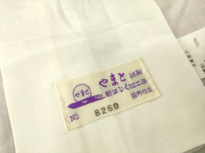 平和屋着物▽結城紬　奥順　はたおり娘　単衣　舞花文　80亀甲　やまと誂製　証紙付き　正絹　逸品　DAAS0698az